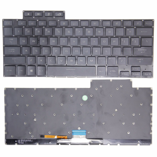 Asus ROG Zephyrus G15 GA503RM GA503RS GA503RW black backlit US keyboard - main product image