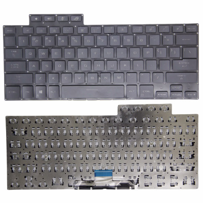 Asus ROG Zephyrus G15 GA503RM GA503RS GA503RW, Zephyrus M16 GU603ZE GU603ZM GU603ZW black no backlit paper US keyboard
