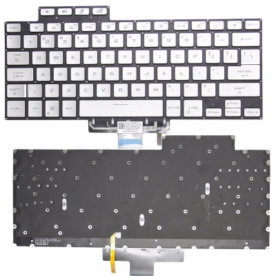 Asus ROG Zephyrus G15 GA503RM GA503RS GA503RW silver backlit US keyboard