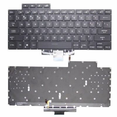 Asus ROG Zephyrus G15 GA503RM GA503RS GA503RW black RGB backlit US keyboard