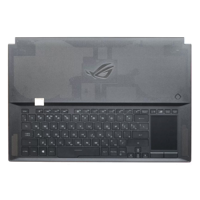 Asus ROG Zephyrus S GX701GX backlit Russian RU keyboard palmrest - main product image