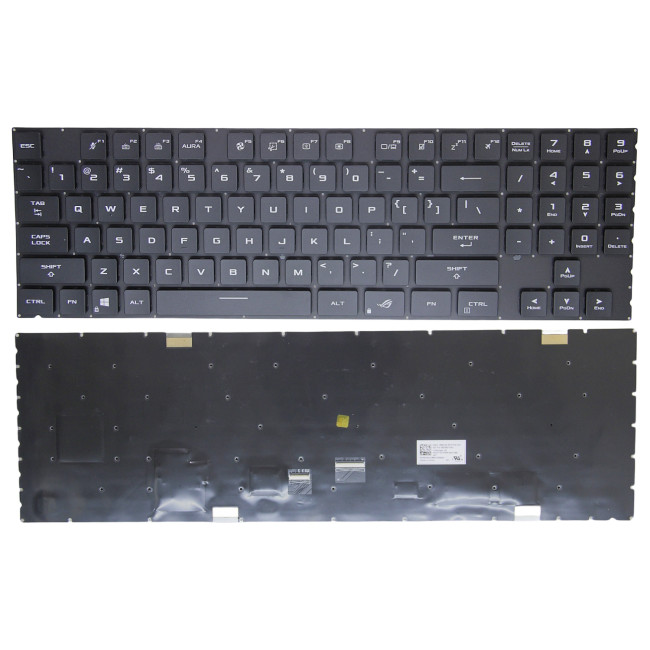 Asus ROG Zephyrus S17 GX703 GX703H GX703HM backlit US keyboard - main product image