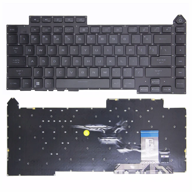 Asus ROG Strix G15 G513RM G513RS G513RW G513IM G513IM-US73 G513QM G513QR per-key RGB backlit US keyboard - main product image