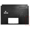 Asus TUF F15 FX507ZE, FX507ZC, FX507ZM, FX507ZR, FA507, backlit US keyboard palmrest dual Air vents 2