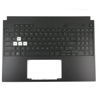 Asus TUF F15 FX507ZE, FX507ZC, FX507ZM, FX507ZR, FA507, RGB backlit US keyboard palmrest dual Air vents