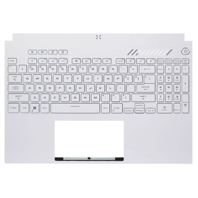 Asus TUF F15 FX517ZC FX517ZM FX517ZE FX517ZR backlit US keyboard palmrest white