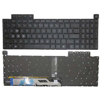 Asus TUF Gaming F16 FX608J, FX608LM, FX608, FA608, black backlit US keyboard WASD gray