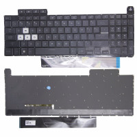 Asus TUF Gaming FA507, FX507, FX517, FA607, FX607, FX617, FA707, FX707, GA507, black backlit US keyboard