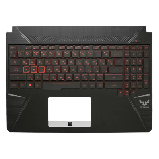 Asus TUF Gaming FX505GE red backlit Russian RU keyboard palmrest - main product image