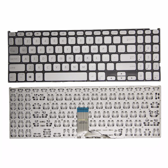 Asus V5000 X512 F512 Y5000 Y5100U V5000J M5050 silver US keyboard - main product image
