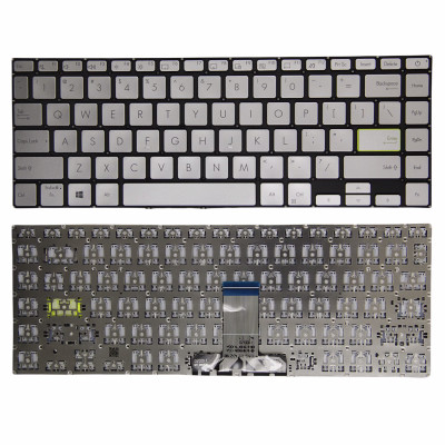 Asus VivoBook S14 S433 S433E S433EA S433F S433FA S433FL S433JQ X421 X421DA M413DA M413IA M413DA-WS51 silver US keyboard