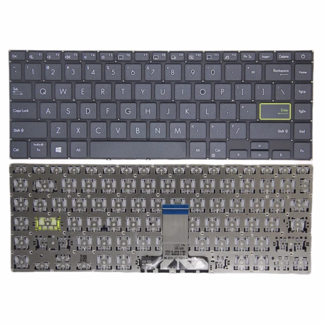 Asus VivoBook S14 S433 S433E S433EA S433F S433FA S433FL S433JQ black US keyboard - main product image