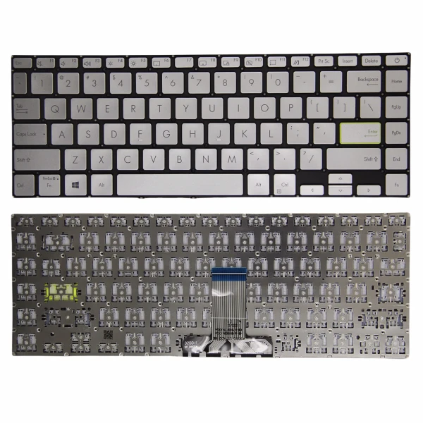 Asus VivoBook X421 X421DA M413DA M413IA silver US keyboard - main product image