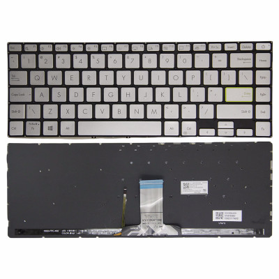 Asus VivoBook X421 X421DA M413DA M413IA silver backlit US keyboard