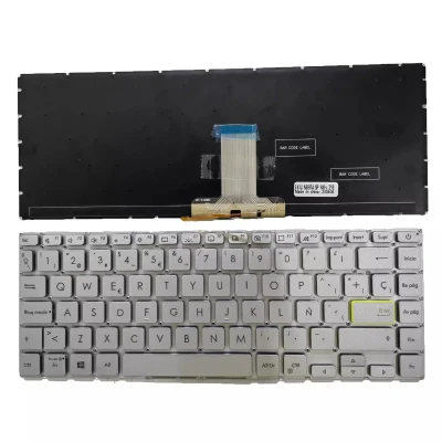 Asus VivoBook S14 S433 S433EA S433EQ S433FL S433JQ X421 backlit Spanish SP keyboard