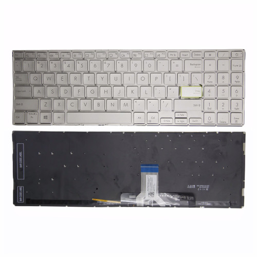Asus VivoBook M5600I FL8850 L510 E510M silver backlit US keyboard