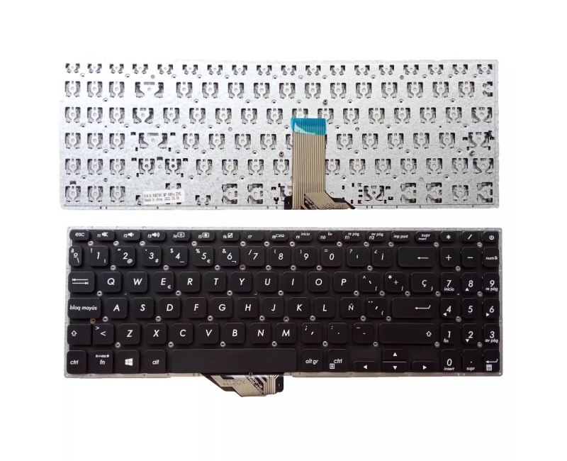 Asus VivoBook S530 S530UN S530FA S5300F S5300FN Spanish SP keyboard - additional view 
