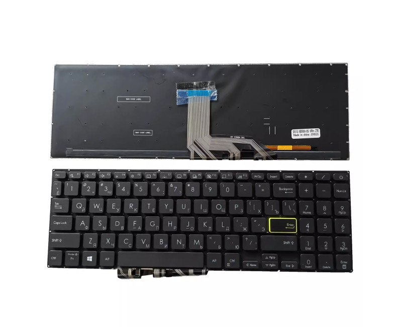Asus VivoBook X513E X513EA X513EP X513EQ X513IA backlit Russian RU keyboard