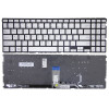 Asus VivoBook X531, X532, S5500, K532F, S532F, silver backlit US keyboard