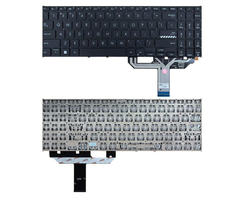 Asus Vivobook D1502 D1502IA / D1503 D1503QA black US keyboard - additional view 