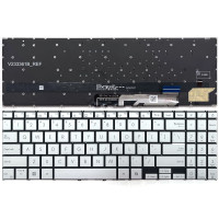 Asus Vivobook S 15 OLED M5506UA, S5506, S5507, S 16 OLED S5606, backlit US keyboard silver