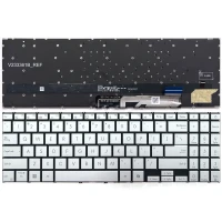 Asus Vivobook S 15 OLED M5506UA, S5506, S5507, S 16 OLED S5606, backlit US keyboard silver