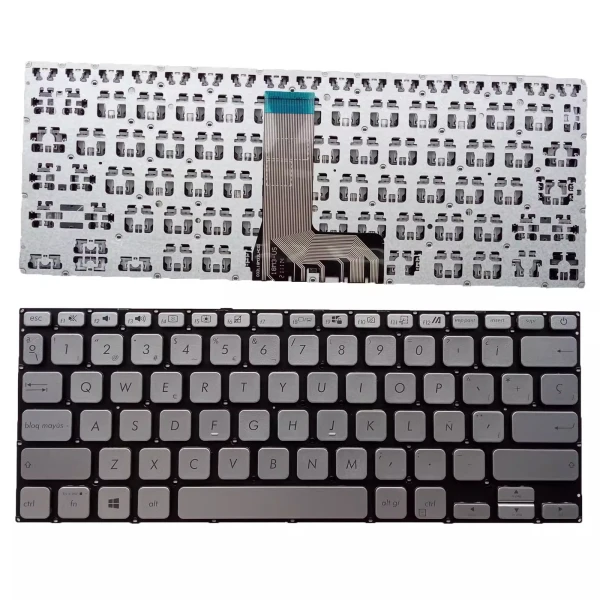Asus X409 X409UA X409FA JA X415 X415JA A409 A409M silver Spanish SP keyboard - main product image