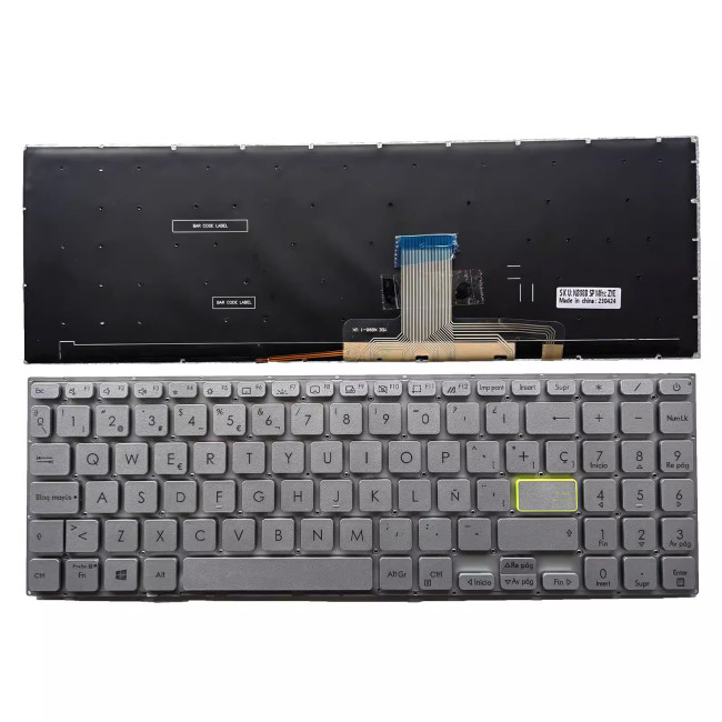 Asus X521EA X521EQ X521FA X521FL X521JQ X521IA X521UA backlit Spanish SP keyboard - main product image