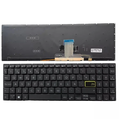Asus X521EA X521EQ X521FA X521FL X521JQ X521IA X521UA black backlit Spanish SP keyboard