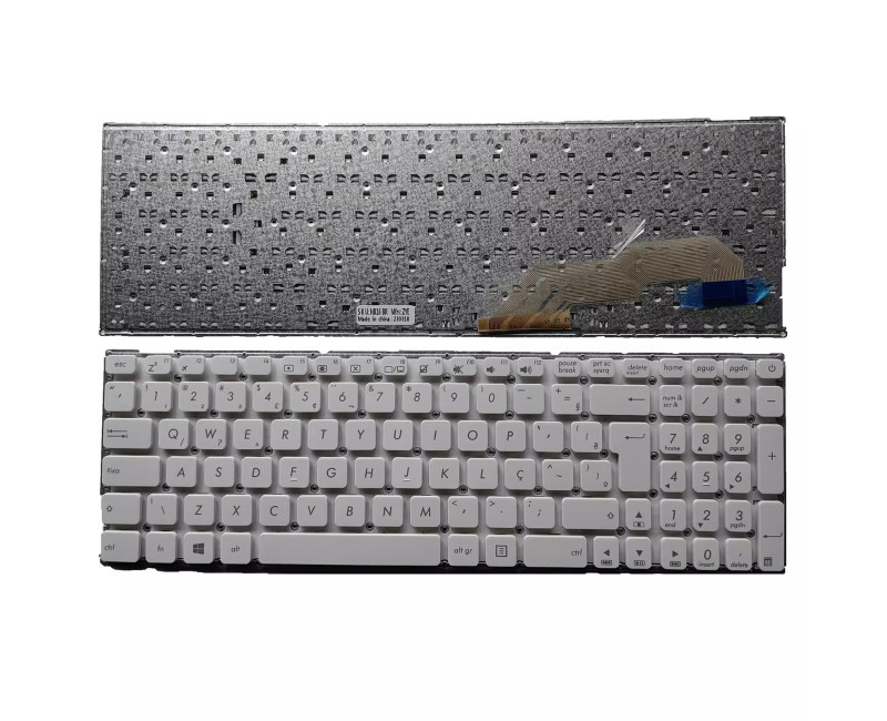 Asus X541 X541U X541UA X541UV X541S X541SC white Brazilian BR keyboard - additional view 