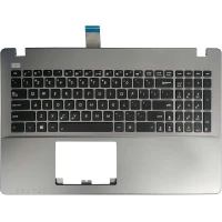 Asus X550, Y581, F550, A550, R510, R513, R505, K550, X552, F552, US keyboard palmrest silver