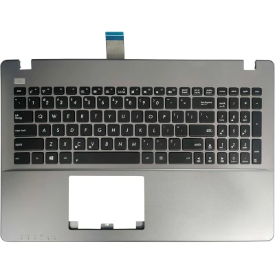 Asus X550, Y581, F550, A550, R510, R513, R505, K550, X552, F552, US keyboard palmrest silver