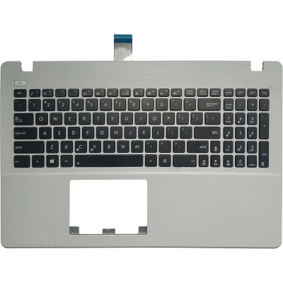 Asus X550, Y581, F550, A550, R510, R513, R505, K550, X552, F552, US keyboard palmrest white