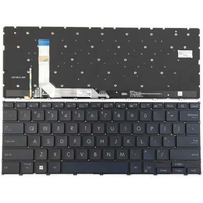 Asus ZenBook 14 Flip UX3404, UP3404, UP3404VA, UP3404VC, backlit US keyboard black