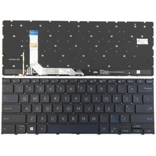 Asus ZenBook 14 Flip UX3404, UP3404, UP3404VA, UP3404VC, backlit US keyboard black - main product image