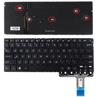 Asus ZenBook UX305, UX305C, UX305L, UX305LA, UX305U, UX305UA, UX305FA, backlit US keyboard