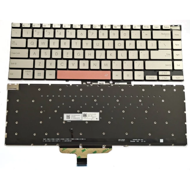 Asus Zenbook 14X UX5400EA, UX5400EG backlit US keyboard Titanium - main product image