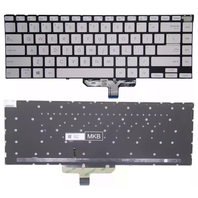 Asus Zenbook 14X UM5401Q UM5401QA backlit US keyboard silver
