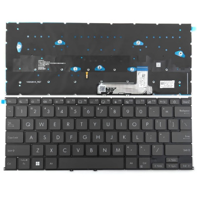 Asus Zenbook S 13 OLED UX5304 UX5304VA UX5304UA UX5304MA 2023 backlit US keyboard