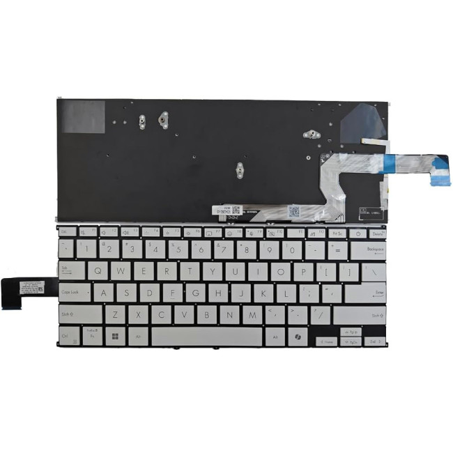 Asus Zenbook S 16 UM5606, UM5606W, UM5606WA, UX5606, UX5606S, UX5606SA, backlit US keyboard white - main product image