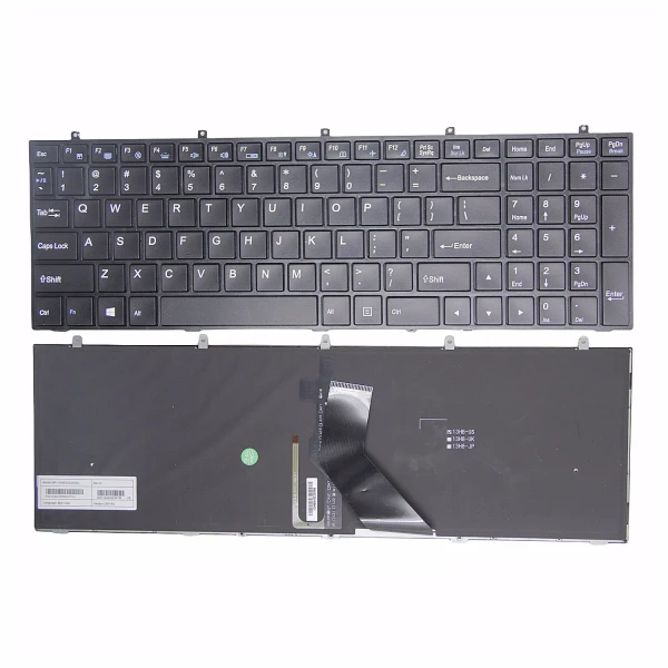 CLEVO W350 W670 W370ET W37S0 CW355ST backlit US keyboard - main product image