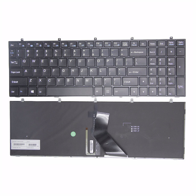 CLEVO W350 W670 W370ET W37S0 CW355ST backlit US keyboard - main product image