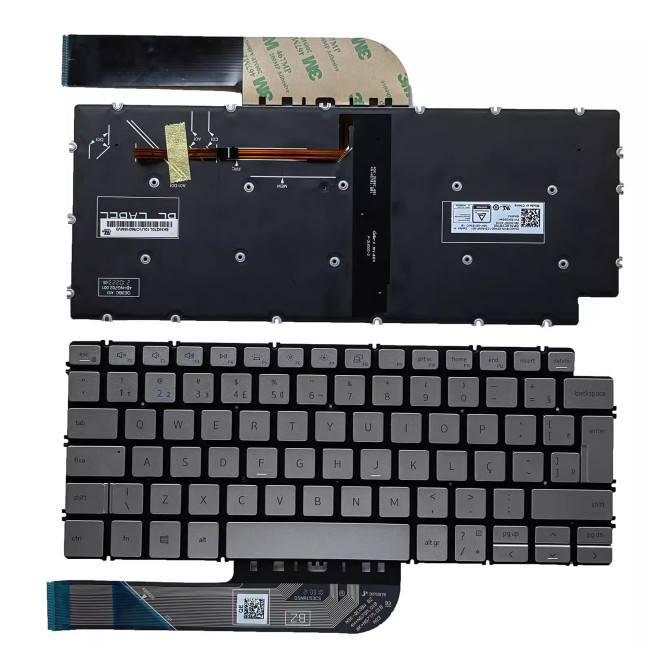 Dell Inspiron 13 5390 5391 7391 14-7490 7491 5493 5498 backlit Brazilian BR keyboard - main product image