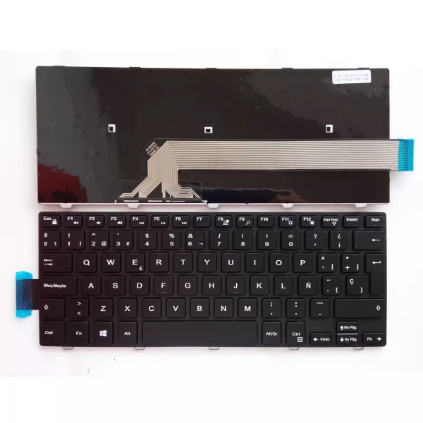 Dell 14 3441 3442 3443 3446 3451 3458 7447 5447 Spanish SP keyboard - main product image