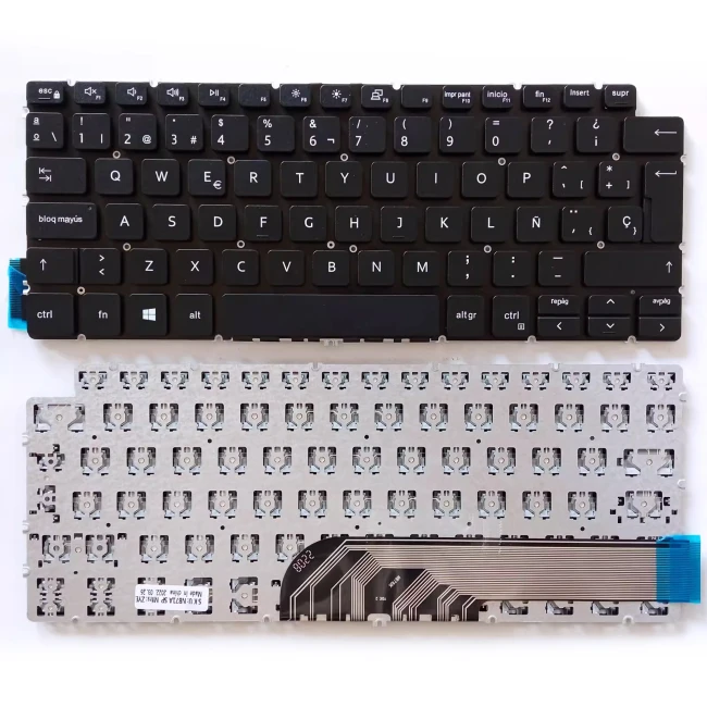 Dell Inspiron 14-5390 5391 7391 5490 5491 7491 5498 7490 Spanish SP keyboard - main product image