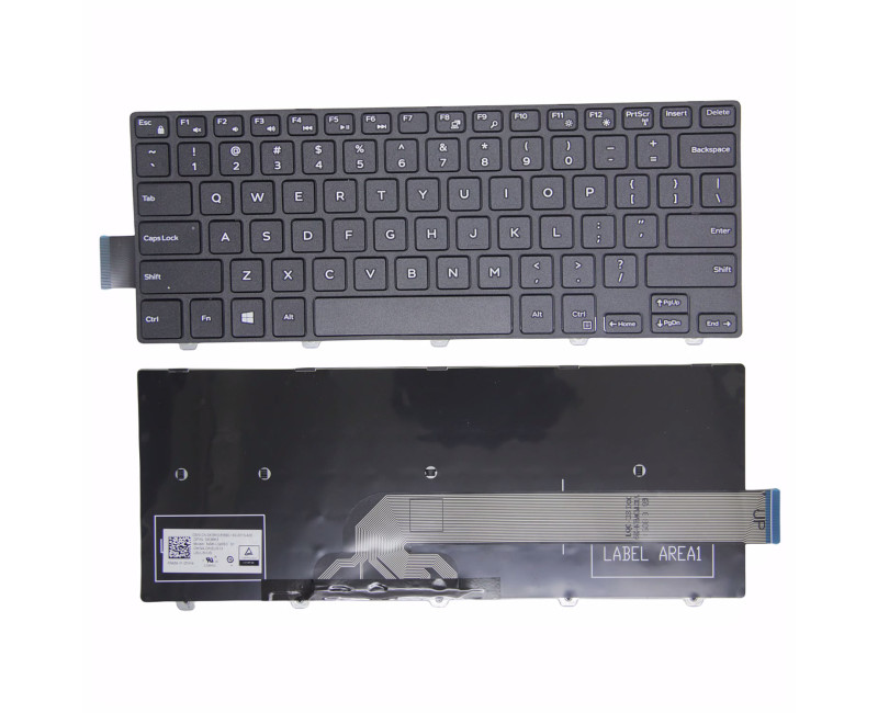 Dell 14M 14C 14-3000 14-5000 5447 5451 3458 3451 3443 3442 3441 Latitude 3450 US keyboard - additional view 