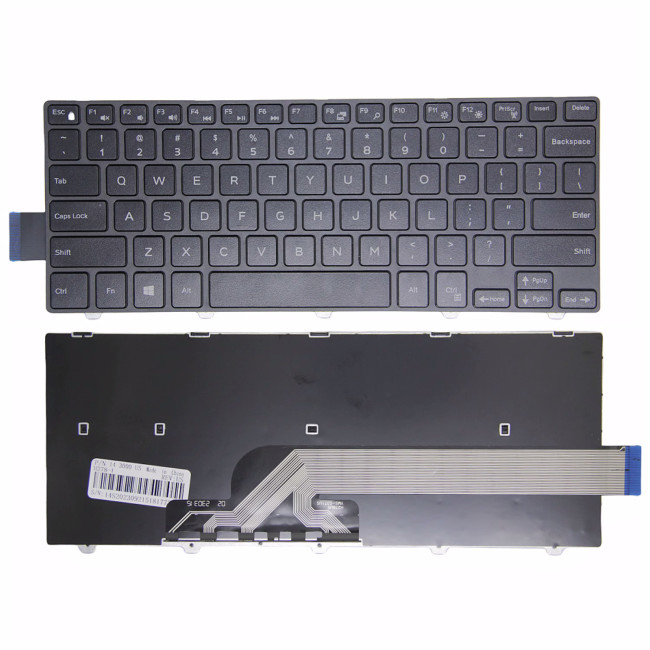 Dell 14M 14C 14-3000 14-5000 5447 5451 3458 3451 3443 3442 3441 Latitude 3450 US keyboard OEM - main product image