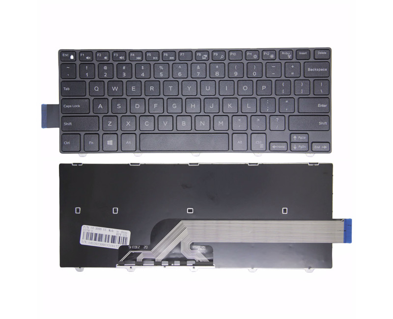 Dell 14M 14C 14-3000 14-5000 5447 5451 3458 3451 3443 3442 3441 Latitude 3450 US keyboard OEM - additional view 