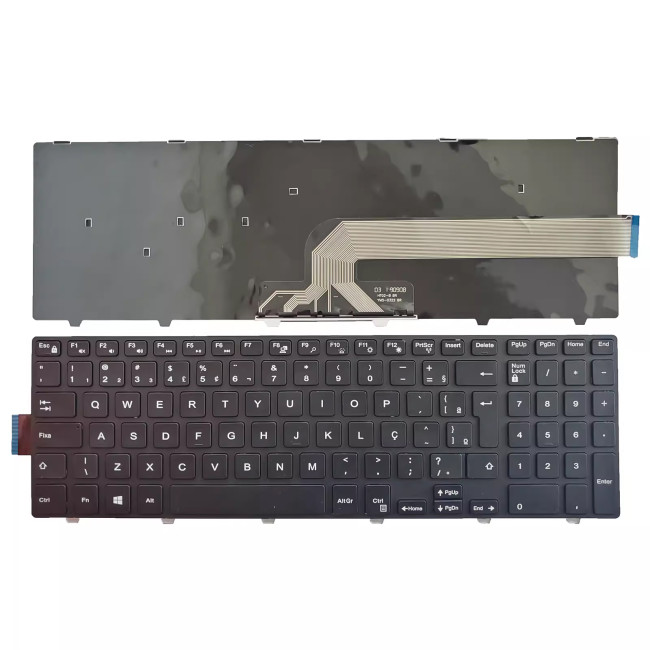 Dell Inspiron 15-3000 3541 3542 3543 15-7000 7557 7559 Brazilian BR keyboard - main product image
