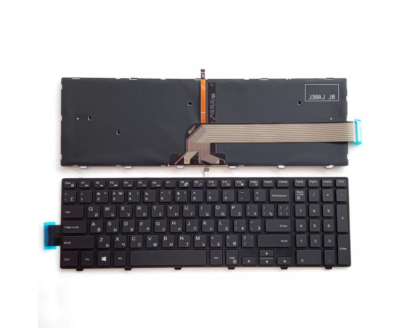 DELL 15 3000 3541 3542 5548 5547 5557 3543 3558 backlit Russian RU keyboard